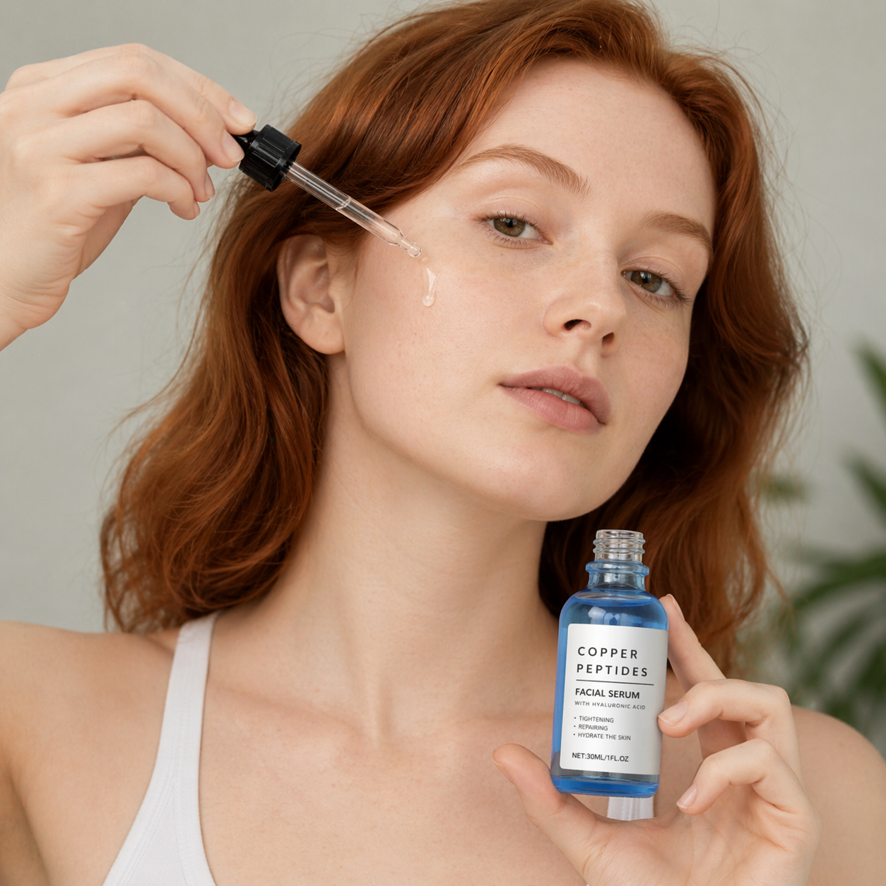 Copper Peptide Serum, Daily Recovery Formula